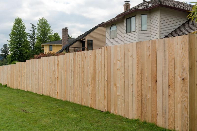 Detailed Cedar Fence Murals