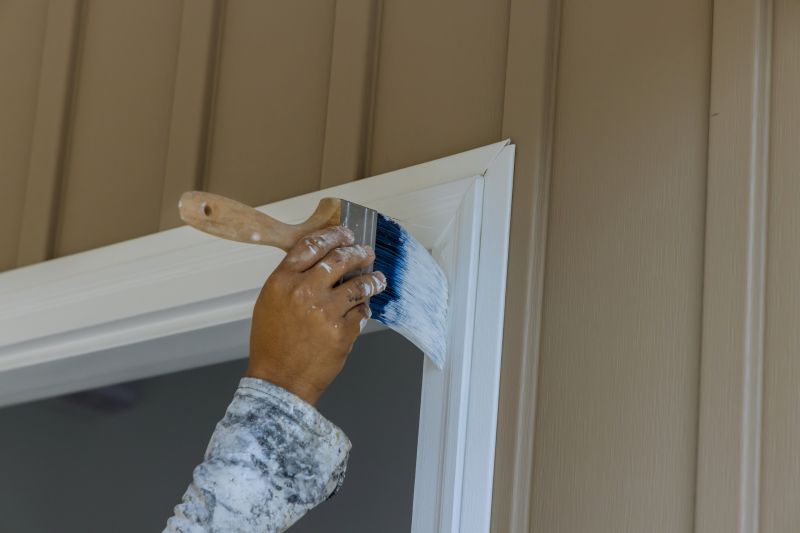 Detailed trim painting